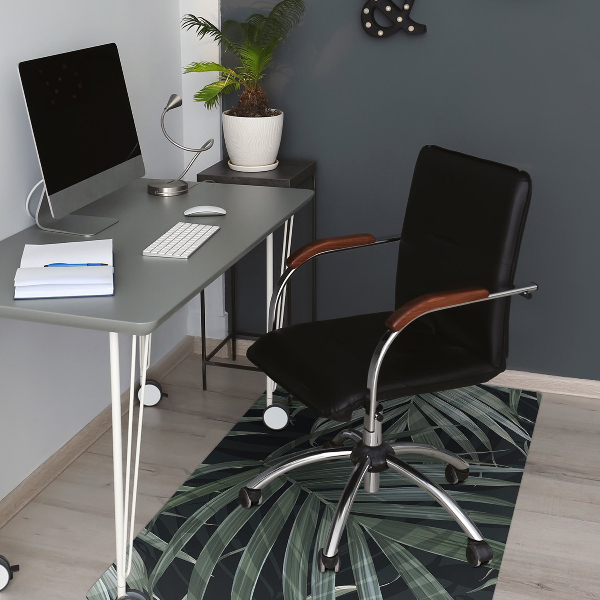 Office chair mat dark monster