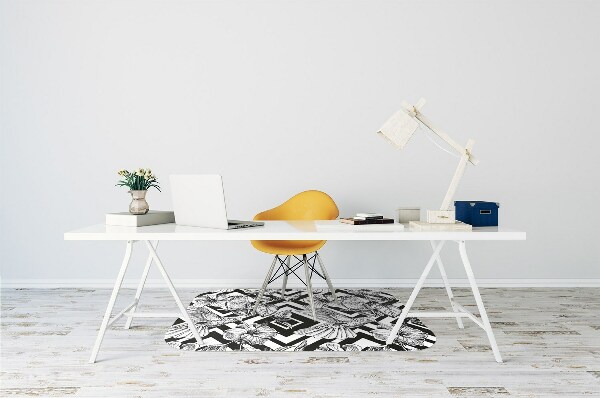 Office chair mat hummingbirds