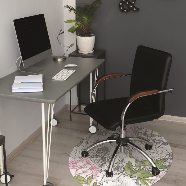Office chair mat birds