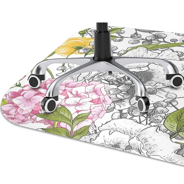 Office chair mat birds