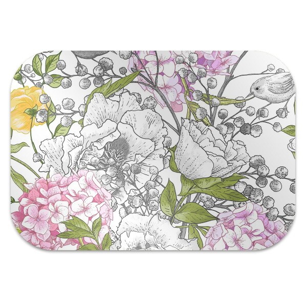 Office chair mat birds