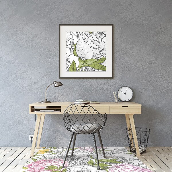 Office chair mat birds