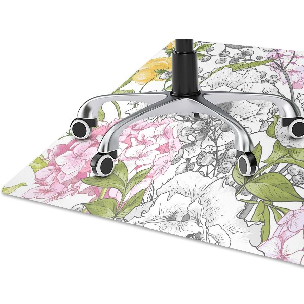 Office chair mat birds