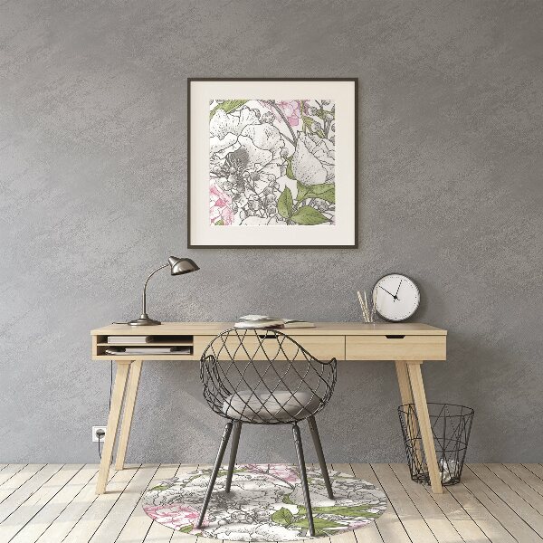 Office chair mat birds