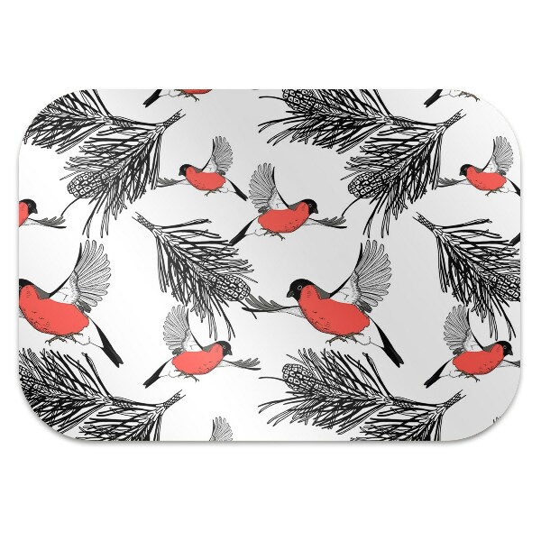 Desk chair mat Gile and trees