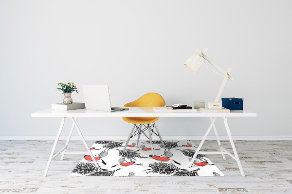 Desk chair mat Gile and trees
