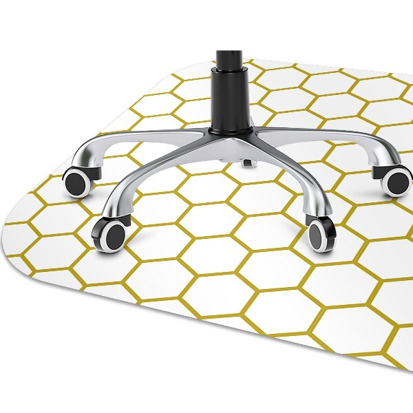 Desk chair mat Honeycomb