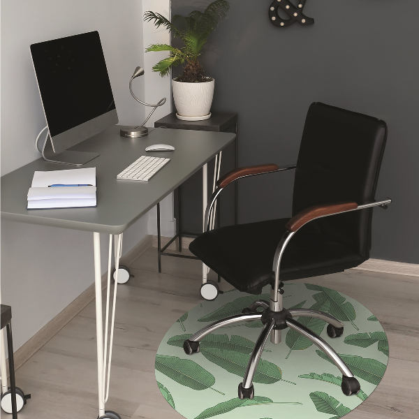 Chair mat floor panels protector banana leaves