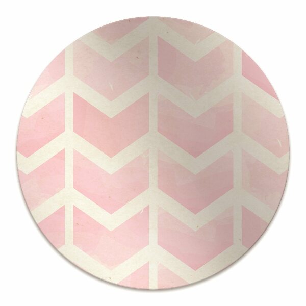Office chair floor protector pink vectors