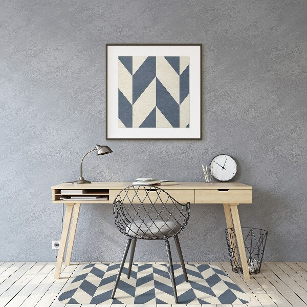 Desk chair mat gray vectors