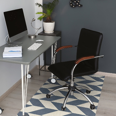 Desk chair mat gray vectors