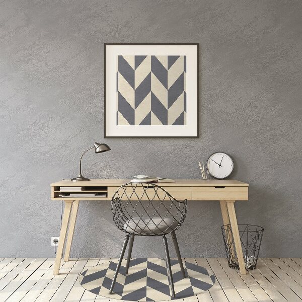 Desk chair mat gray vectors