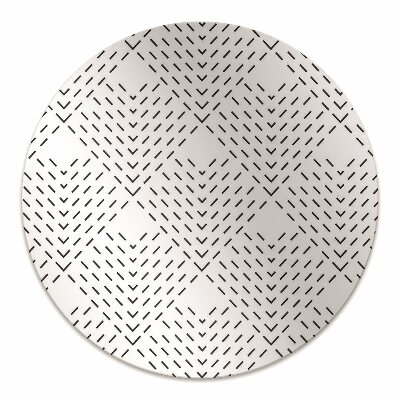 Office chair mat geometric pattern