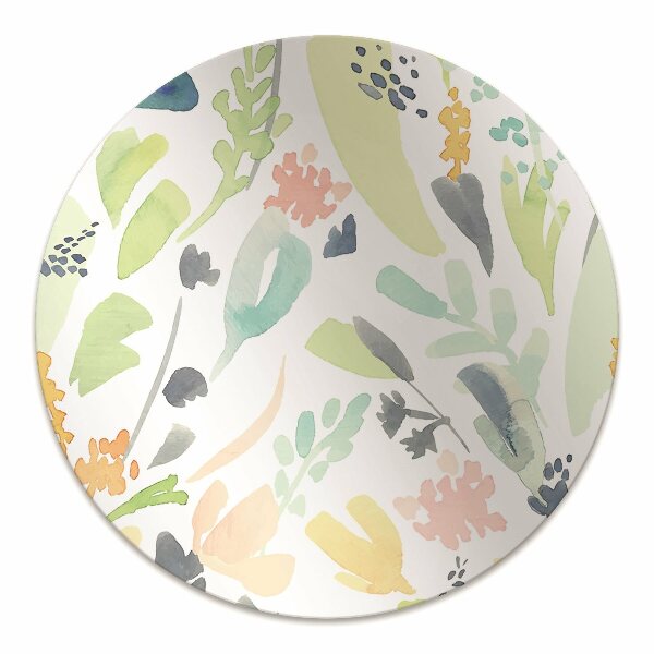 Office chair mat flowers