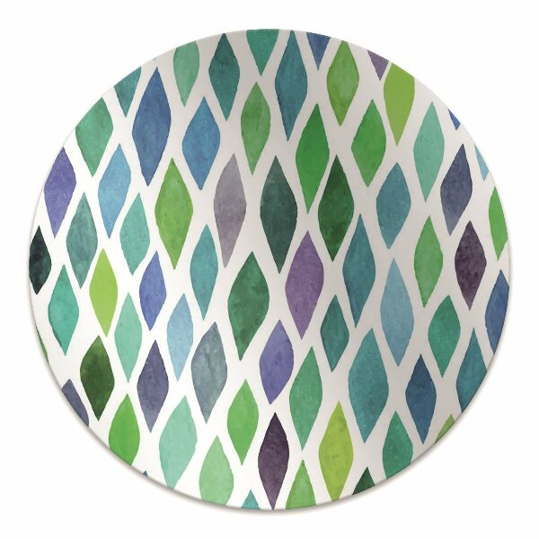 Office chair floor protector colorful patterns