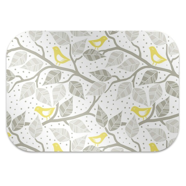 Office chair mat birds