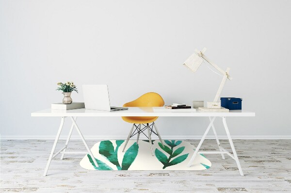 Office chair mat Leaf