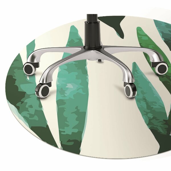 Office chair mat Leaf