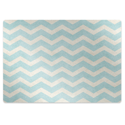 Office chair mat Zigzag