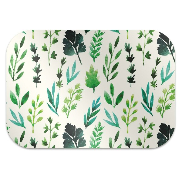 Computer chair mat Field flowers