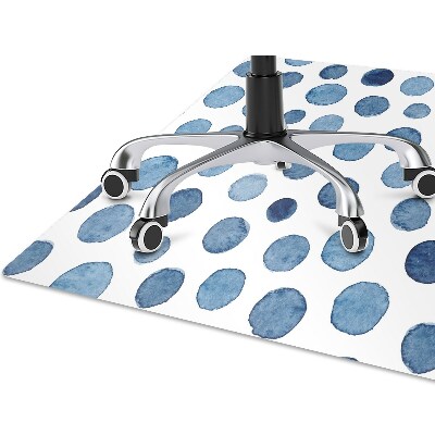 Office chair mat specks