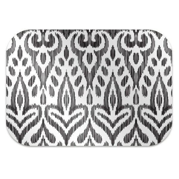 Office chair mat African pattern