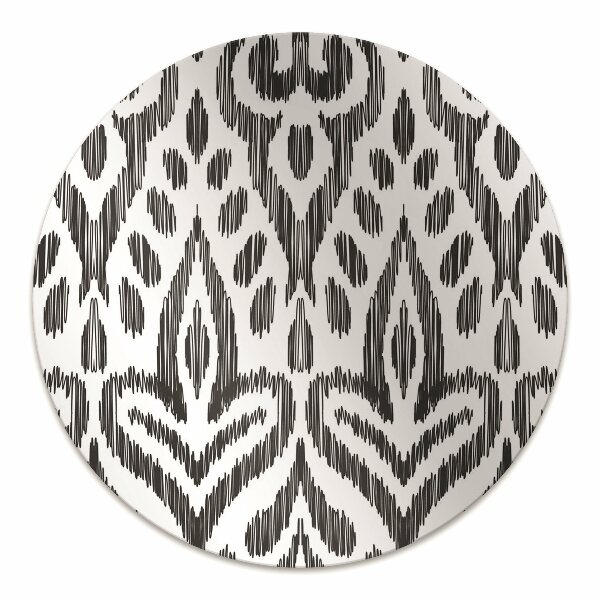 Office chair mat African pattern