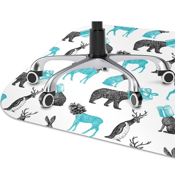 Office chair floor protector Animals