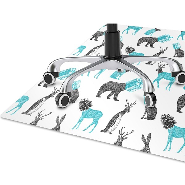 Office chair floor protector Animals