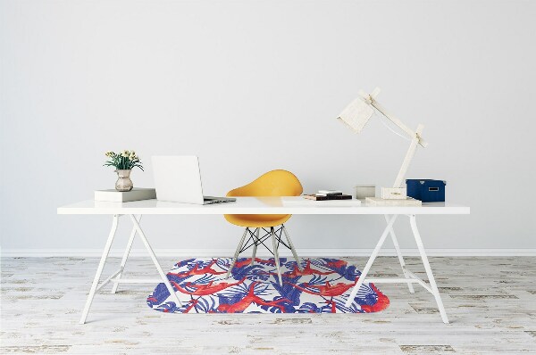 Chair mat floor panels protector monkeys Abstraction
