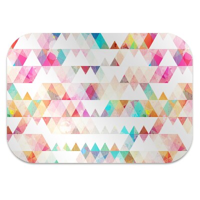 Office chair mat geometry Rainbow