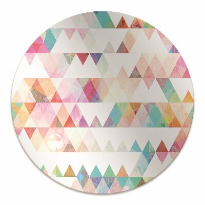 Office chair mat geometry Rainbow