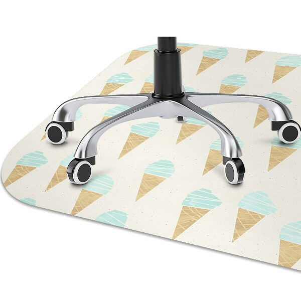 Office chair mat Ice cream