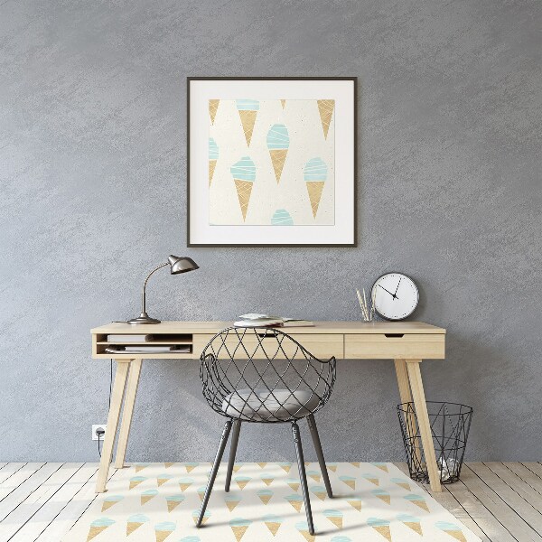 Office chair mat Ice cream