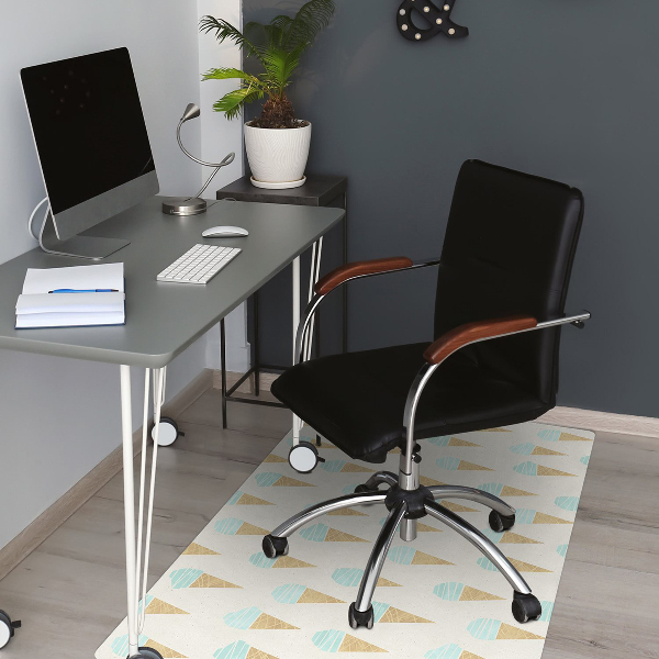 Office chair mat Ice cream