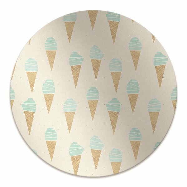 Office chair mat Ice cream