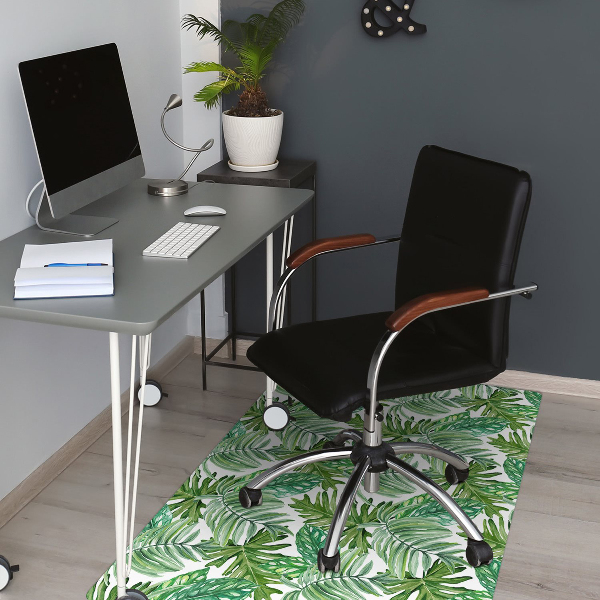 Office chair mat Jungle