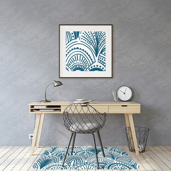 Office chair mat Abstraction Boho