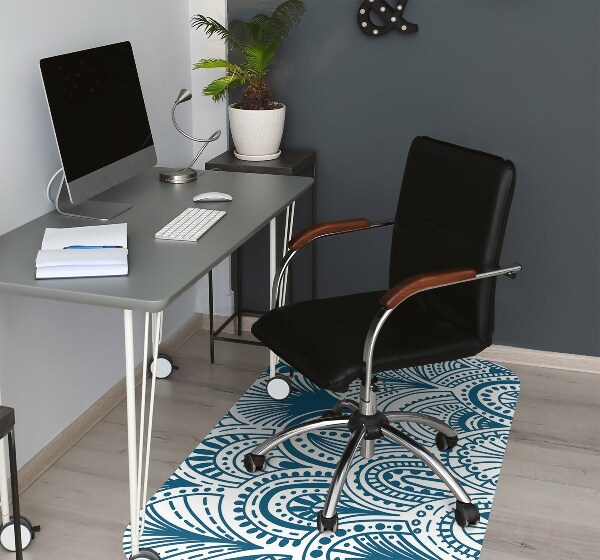 Office chair mat Abstraction Boho