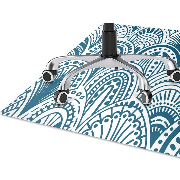 Office chair mat Abstraction Boho