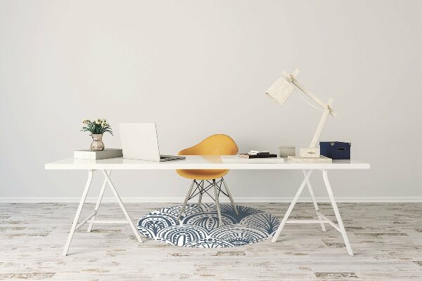 Office chair mat Abstraction Boho