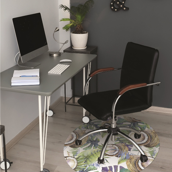 Office chair mat coconuts