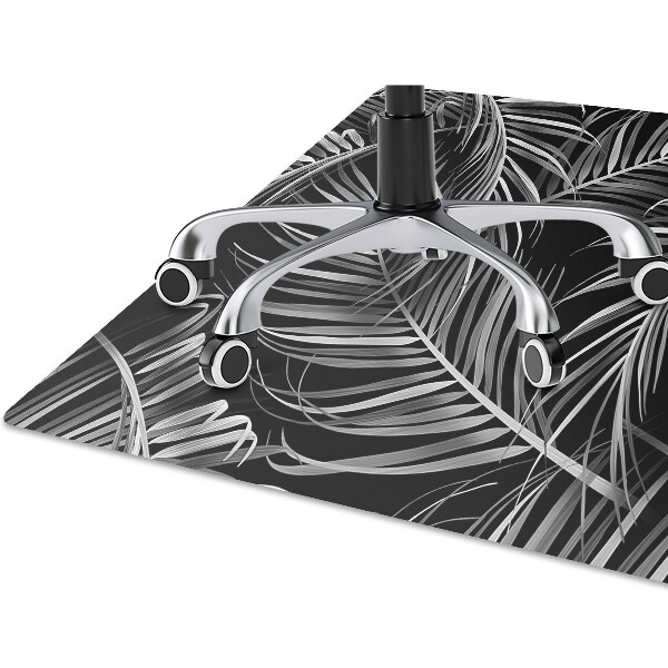 Office chair floor protector dark Jungle
