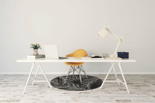 Office chair floor protector dark Jungle