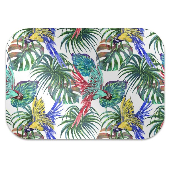 Office chair mat parrots