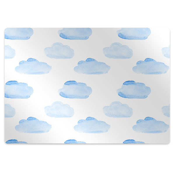 Office chair mat clouds