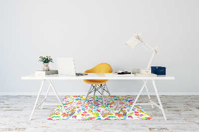 Office chair mat Mushrooms