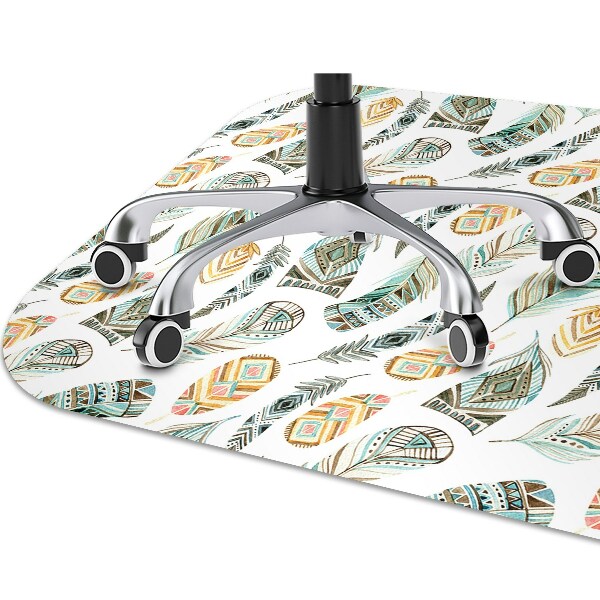 Desk chair mat Ethnic pattern