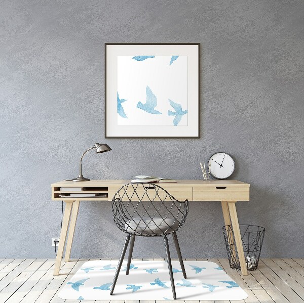 Office chair mat swallows