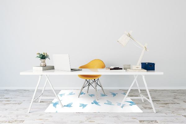 Office chair mat swallows